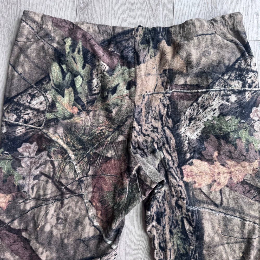 Mossy Oak Mens XL Camo Fleece Lounge Pants Break-Up Infinity Hunting leisure